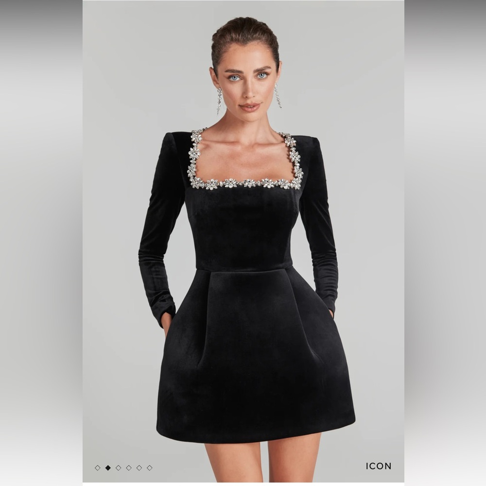 Nadine Merabi Kimberly Black Dress - Picture 2 of 12